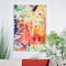 Multicolor Abstract Paint Splatter Framed Canvas Wall Art